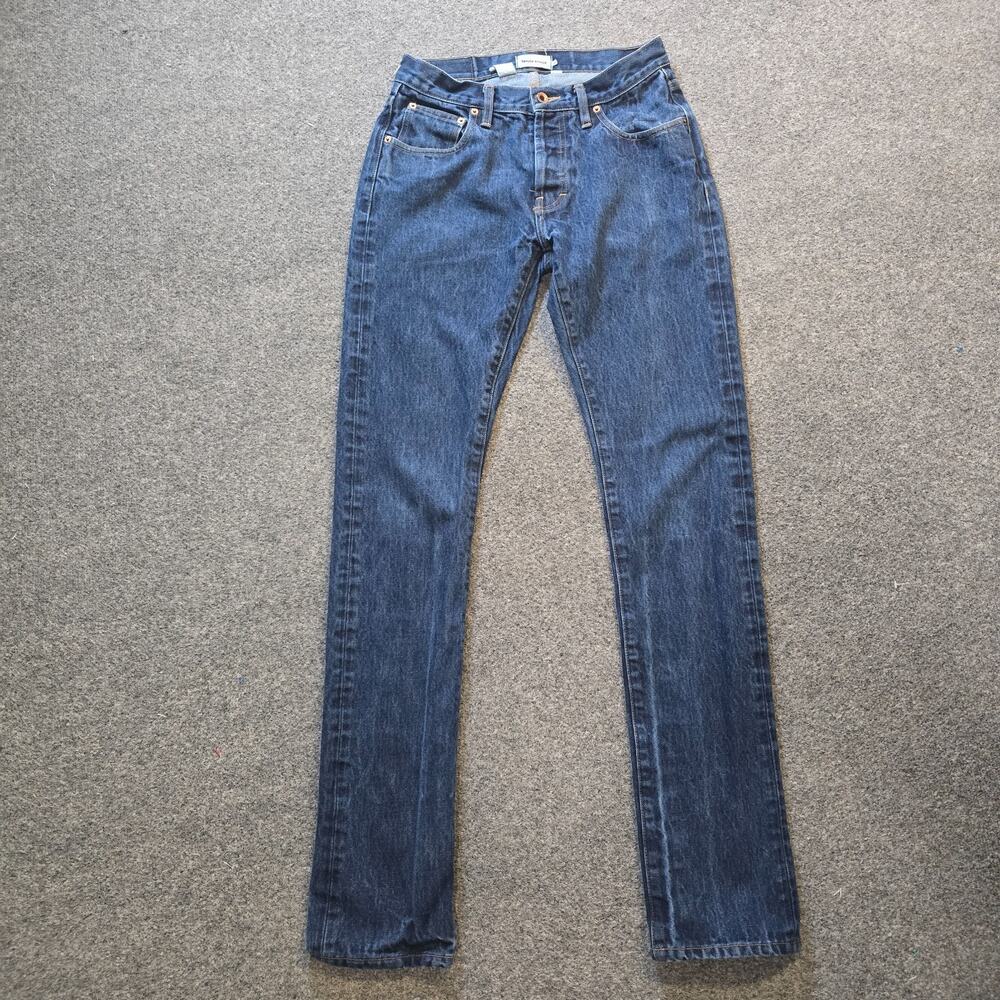 Taylor Stitch Jeans Men Size 30x34 Blue Slim Fit Dark Wash Skinny Classic Casual